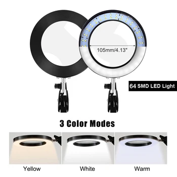 EOOKU USB LED Lampa de Masa Lupa 5X Forma de Diamant Veioză Aprinsă Lumina pentru Dormitor