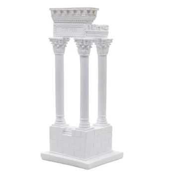 European Stil Retro Roma Antică Modelul Arhitectural Decor Acasă Mobilier Coloană De Templu Grecesc Model De Clădire Statuie