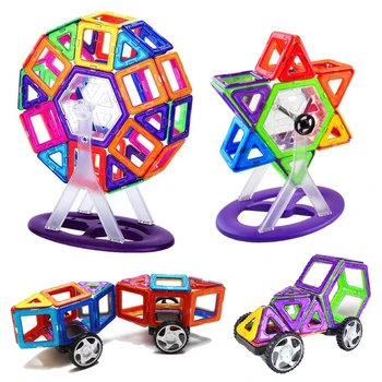 Blocuri magnetice DIY clădire cărămizi singur accesoriu construct Magnet model de jucarii Educative Pentru copii Copii cadou de ziua jucărie