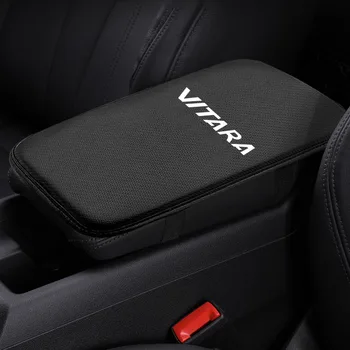1buc Fibra de Carbon Auto Cotiera Pad Pentru Suzuki Vitara Scaun Auto Cotiere Depozitare Decor Perna Accesorii Auto Interior