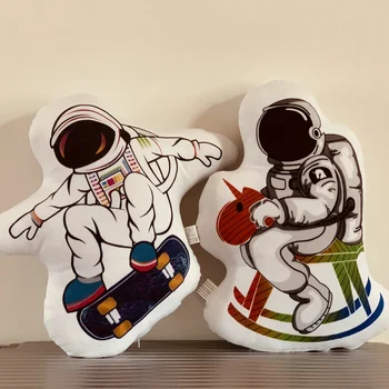 1 buc Drăguț de Pluș Moale Astronaut Jucării de Pluș Viața Reală Cosmonaut Nava cu Perna de Creație Avion Shar Pei câine de Păpuși Băieți Cadouri