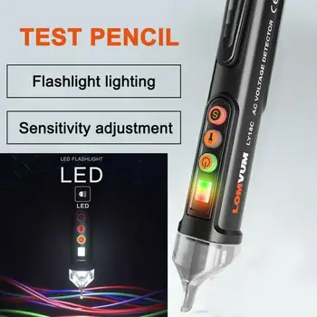 AC Tensiune Electric Compact Pen Actual de Testare Creion 12V/48V-1000V log Finder de Tensiune pe Un Întrerupător de Circuit de Sensibilitate T7D4