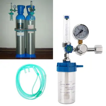 Regulator de presiune O2 Oxigen Medical inhalator Reducerea Supapa de Presiune de Oxigen Metru G5/8