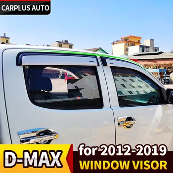 Fereastra vizorului pentru Chevrolet ISUZU DMAX D-MAX 2012-2019 geam lateral vizorul deflectoare de ploaie paznici pentru d max
