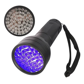 De înaltă Calitate Lumina UV 51LED 395NM LED UV Blacklight Detector lanterna Lanterna Lumina Lămpii de Siguranță Detecție UV Flash de Lumină