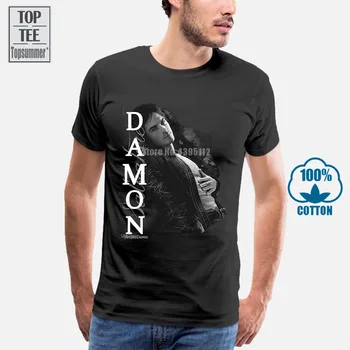 Barbati Tricou Vampire Diaries Supranaturale Drama Tv Show Damon Salvatore Unisex Tee Plus Dimensiune T-Shirt Tricou Femei