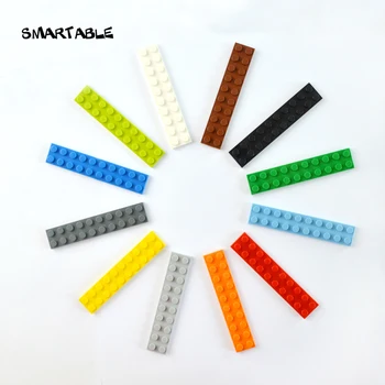 Smartable Placa 2X10 Blocuri Părți LOGO-ul DIY Educative Jucarii Creative Compatibil Marile Branduri 3832 MOC Jucării 35pcs/lot