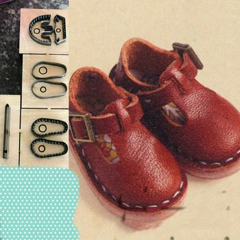 DIY pielărie pantofi papusa mor de tăiere cuțit mucegai metal blade scobite puncher set