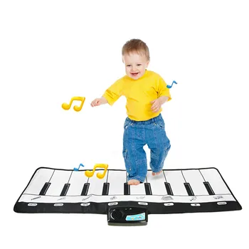 110x36cm Muzicale Electronice Mat Tastatură de Pian pentru Copii de a Juca Covoare Mat Muzicale de Jucărie Instrument de Învățare pentru Copii Jucarii Educative