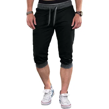 Primăvara și Toamna anului Nou Sport Barbati Pantaloni de Funcționare de Formare de Fitness Moda Trunchiate Pantaloni de Trening pentru Bărbați Pantaloni de Sport