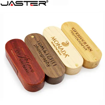 JASTER LOGO-ul personaliza lemn Lemn portabil USB Flash pen drive 4GB 16G 32GB 64GB Memorie stick U dick cadouri de nunta