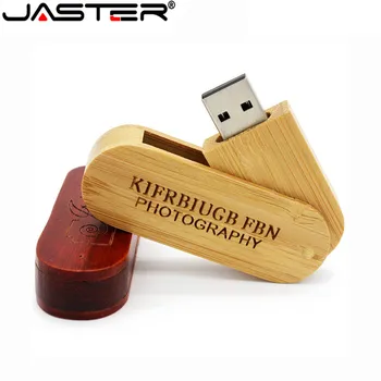 JASTER LOGO-ul personaliza lemn Lemn portabil USB Flash pen drive 4GB 16G 32GB 64GB Memorie stick U dick cadouri de nunta