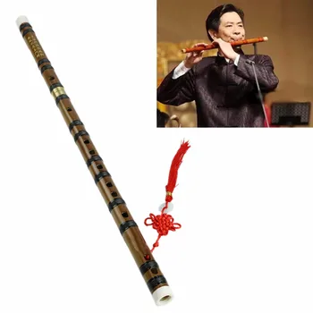 Nou Chinezesc Instrument Muzical Tradițional Manual de Bambus Flaut în re Cheie