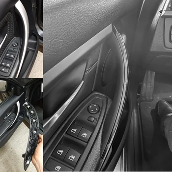 Masina Interior Mâner Negru Față-Spate, Stânga/Dreapta, Usi de Interior Manere Pentru BMW F30 F80 F31 F32 F34 F35 Panou de Ușă Trageți Capacul Ornamental