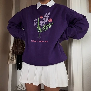 E fată Urs Broda Jachete Femei 2020 Harajuku Streetwear Crewneck Supradimensionate Hanorac y2k coreean 90 Kpop stil Preppy petrecere