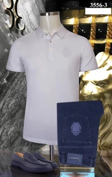 MILIARDARUL Polo camasa barbati maneca Scurta tricou din bumbac 2021 noua moda de vara de Afaceri buttone mbroidery dimensiuni mari, de înaltă calitate