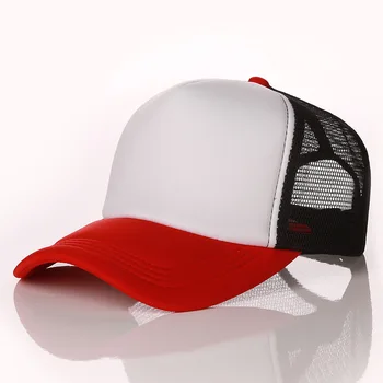 Caluriri 1 BUC Gratuit de Imprimare Logo-ul Personalizat Plasă de Trucker Hat Moda Barbati Femei Copii Pălărie de Călătorie Echipa de Baseball Capac Capac Truker