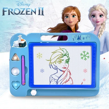 Disney Frozen 2 Elsa Copii Vopsea de Tabla de Desen Set Jucarii Educative pentru Fete Baieti Tabla Magnetica pentru Copii Cadou de Ziua de nastere