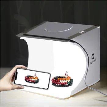 Mini Folding Lightbox, Fotografie de Studio Foto Softbox 1 Panou LED Lumină Moale Caseta de Fundal Fotografie Kit cutie de Lumină pentru Camera foto DSLR