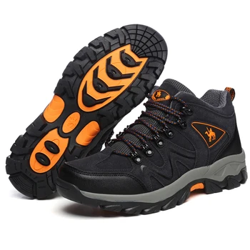 Cauciuc Mens Pantofi Drumeții În Aer Liber Rezistent La Apa Pădure Cizme Respirabil Călătorie Pantofi Cizme De Iarna Alpinism Adidas