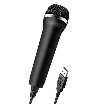 Universal USB cu Fir Microfon Karaoke pentru PlayStation 4 PS4 Comutator Wii Xbox PC de Înaltă performanță de Joc Microfon