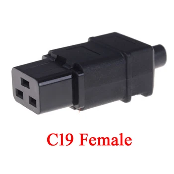 Negru CE Cupru IEC320 C19 C20 UP PDU Priză 16A Electrice Cablu de Alimentare Cablu Conector Cabluri Detașabile Priza