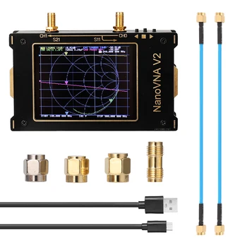 3G S-O-O-2 NanoVNA V2 Analizor Vectorial de Retea Digitală Nano VNA Tester MF HF VHF UHF USB Logica Antena Analizor de Val în Picioare