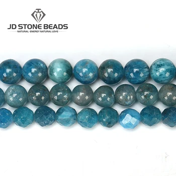 Naturale Albastru Apatit Moda Ice Apatit de Piatră prețioasă Hand-made Ornament Colier Accesoriu Pentru a Face Bijuterii pietre Semi-pretioase