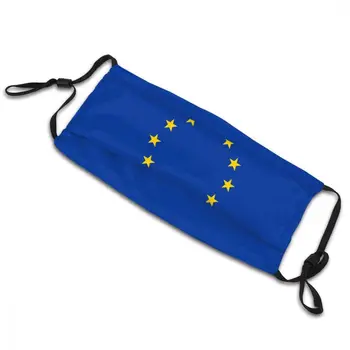 Steagul Uniunii Europene UE Drapelul Oficial Masca Bărbați Non-Unică folosință, Mască Praf de Protecție Respiratorie Mască