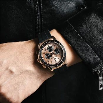 PAGANI DESIGN de Brand de Top 40mm Sport Barbati Cronograf de Moda de Lux, Multifunctional Cuarț Impermeabil Ceasuri Oameni de Afaceri 2020