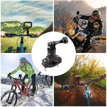 Motociclete biciclete Ghidon Aluminiu Clema Suportului Suportul Potrivit pentru Osmo Acțiune/ pentru GoPro Hero 5 6 7 8 Camera Sport