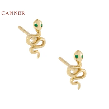 CANNER INS vântul wild snake Cercuri de Argint 925 la moda Zircon Cercei Pentru Femei Bijuterii Cercei coreea Pendientes