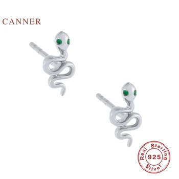 CANNER INS vântul wild snake Cercuri de Argint 925 la moda Zircon Cercei Pentru Femei Bijuterii Cercei coreea Pendientes