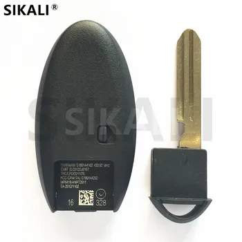 SIKALIS Inteligent de la Distanță Cheie 3 Butoane Costum pentru NISSAN Qashqai, X-Trail Ușa Controler pentru Continontal 433,92 MHz cu Cip