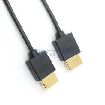 1M OD 3.0 mm Super Moale Subțire HDMI de sex masculin la Mini HDMI și HDMI de sex masculin Cablu pentru Moto Telefonul Mobil, Tableta, 3FT Lumină-greutate Portabil