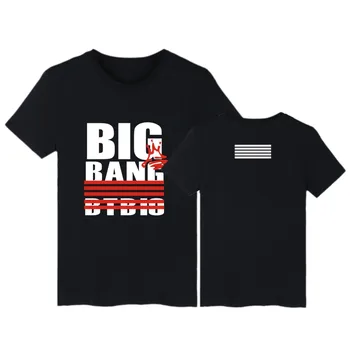 Kpop BIGBANG-a FĂCUT o Preocupare de Turism HG Bumbac, Tricou T-shirt G Dragon tricou Maneca Scurta plus dimensiune Vara tricouri Topuri