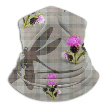 Scottish Libelula Tartan Batic Eșarfă Masca Eșarfe Gât Mai Cald Pălării Ciulin Outlander Libelula Scoțian