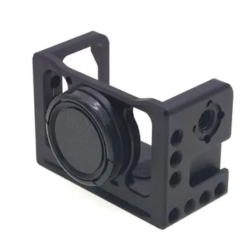 Camera Muntele de Cușcă pentru Sony RX0 II RX0-2 de Protecție din Metal Vlogging Titular cu Rece Pantof 37mm Lentile cu Filtru Adaptor 1/4