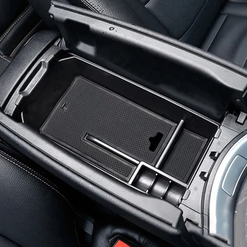 1 buc negru Pentru C GLC Class W205+ Consola Centrala Cotiera Cutie de Depozitare multifuncțională cutii auto Accesorii de interior