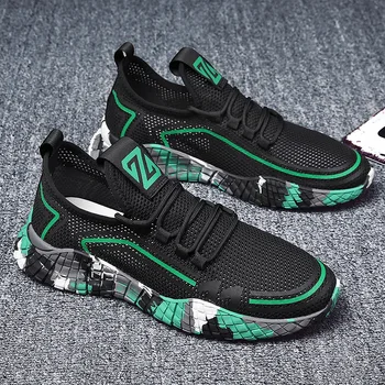 2020 strada Barbati Adidasi de Vară în aer liber, Nouă Bărbați Pantofi Sport Respirabil Lumina Pantofi de Funcționare Zapatos Hombre Dantela-up Pantofi de Mers pe jos