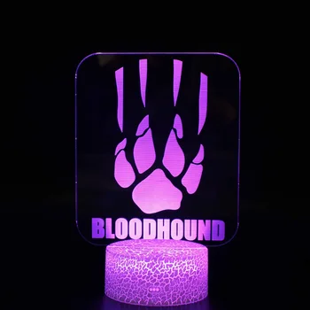 Copilul a CONDUS Lumina de Noapte APEX Legende Erou Logo-ul Veioza pentru Dormitor Copii Wraith Pathfinder Caustică Bloodhound Led Lampă de Noapte