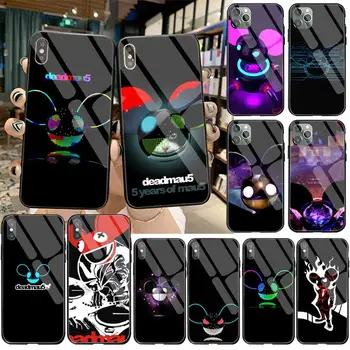 Deadmau5 Personalizat Telefon Moale Cazul Sticla Temperata Pentru iPhone 11 XR Pro XS MAX 8 X 7 6S 6 Plus SE 2020 caz