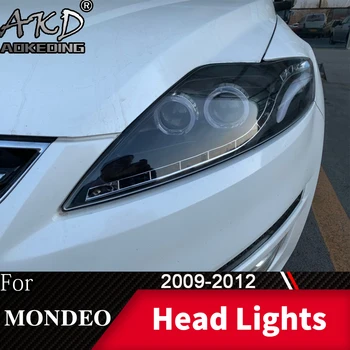 Lampă de cap Pentru Auto Ford Mondeo 2009-2012 Fuziune Faruri de Ceata Lumini de Zi de Funcționare Lumina DRL H7 LED Bi Xenon Bec Accesorii Auto