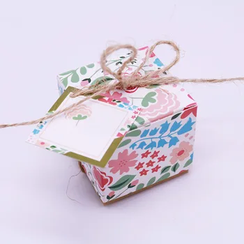 Floare de design Caseta de Cookie DIY Card de Favoruri de Nunta Cutii de Cadouri Pentru Evenimente Petrecere Nunta si Logodna Consumabile