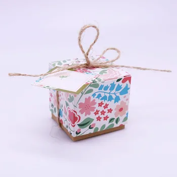 Floare de design Caseta de Cookie DIY Card de Favoruri de Nunta Cutii de Cadouri Pentru Evenimente Petrecere Nunta si Logodna Consumabile