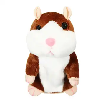 Minunat Hamster Vorbitor De Înregistrare A Sunetului Repeta Jucării De Dormit Perna Umplute Cadou Papusa Culori Aleatorii Jucării De Pluș Animale