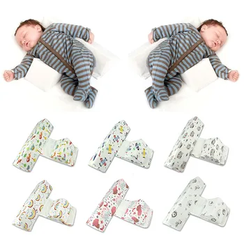 Copil Pernă de Bumbac Modelarea Dormit Perna Pozitionare Corecție Cap Plat pentru Sugari Partea Somn Perna pentru Copil Nou-născut