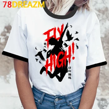 Haikyuu Karasuno tricou de vara top femme 2020 tricou alb streetwear vintage de top tricouri tricou streetwear