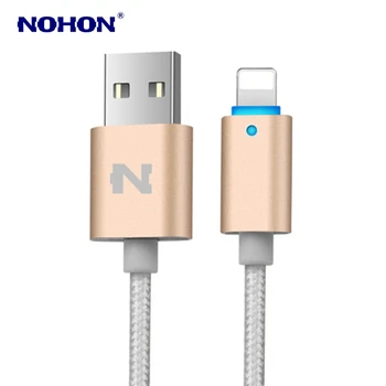 NOHON 1,5 M Date USB Cablu de Încărcare Pentru iPhone XS Max XR X Smart LED Cabluri USB pentru iPhone 5 5S 6 6S 7 8 Plus iPad mini 2 3