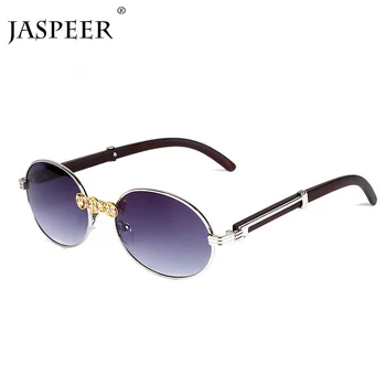 JASPEER Stras Epocă ochelari de Soare Femei de Lux Diamond Retro ochelari de Soare Barbati de Brand Designer Rotund ochelari de Soare pentru Femei Ochelari de